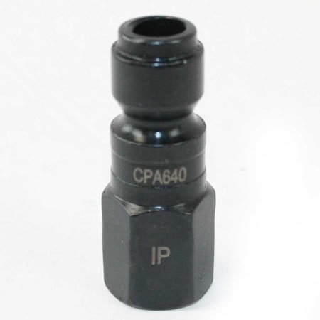 Interstate Pneumatics 3/8 Inch Automotive Steel Coupler Plug x 1/4 Inch Female NPT CPA640